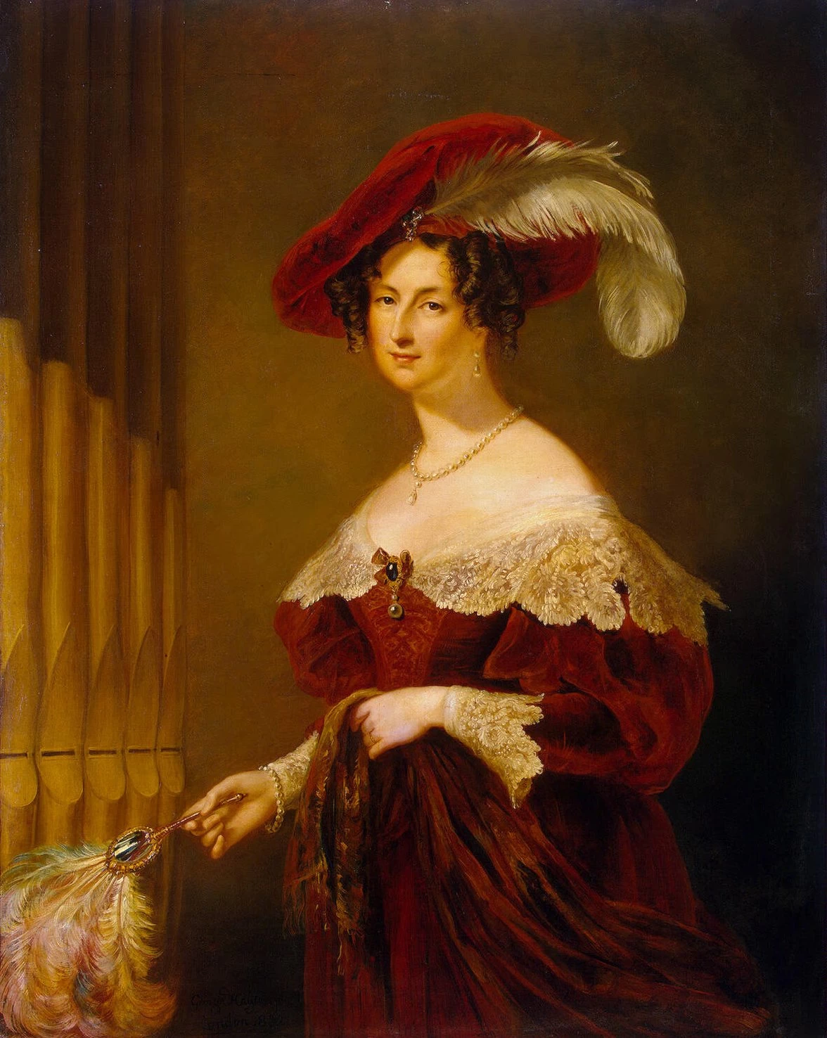 Ritratto di Elzbieta Branicka - Woroncow, Hermitage, San Pietroburgo